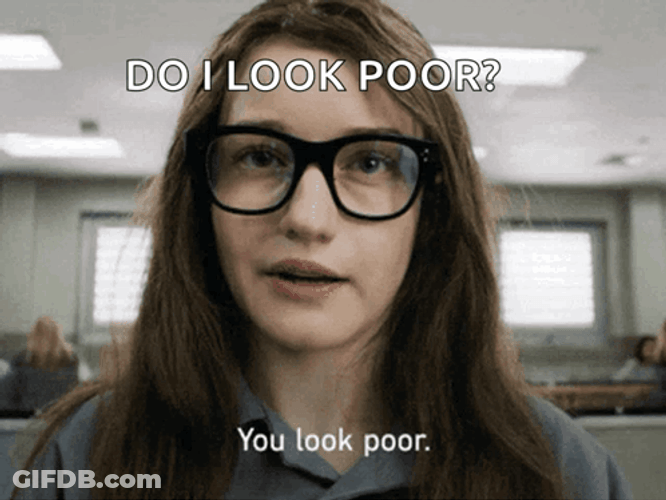 Anna Delvey You Look Poor GIF