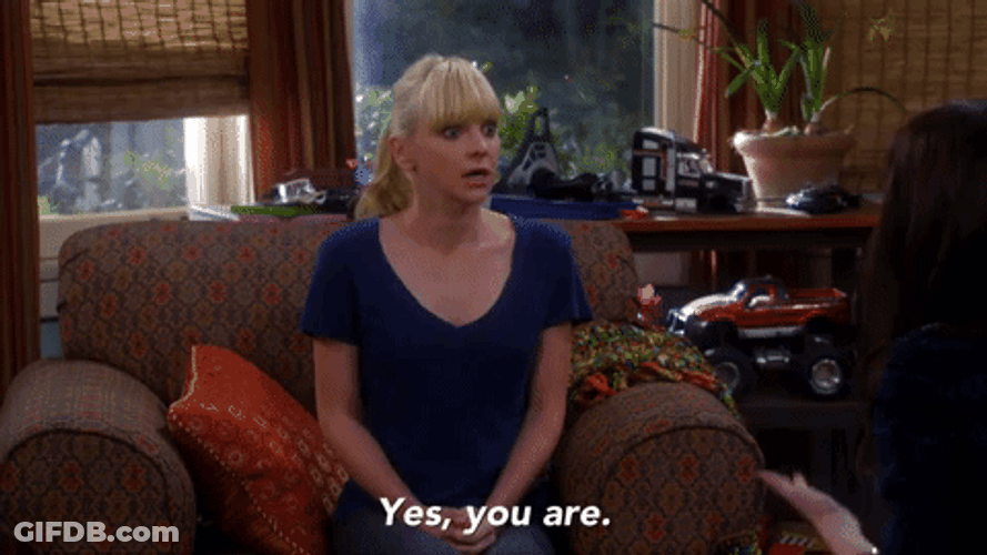 Anna Faris Aggressive Yes You Are GIF