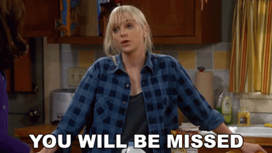 Anna Faris You Will Be Missed GIF