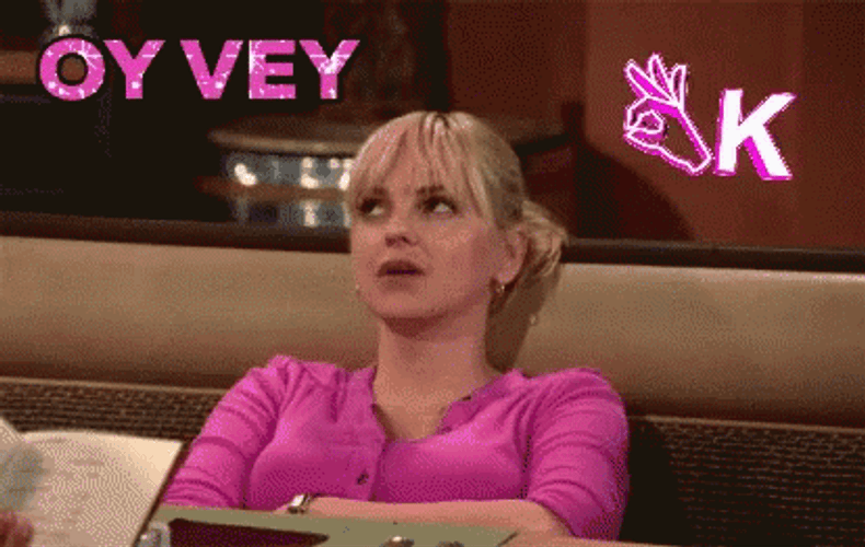 Anna Farris Facepalm Oy Vey GIF