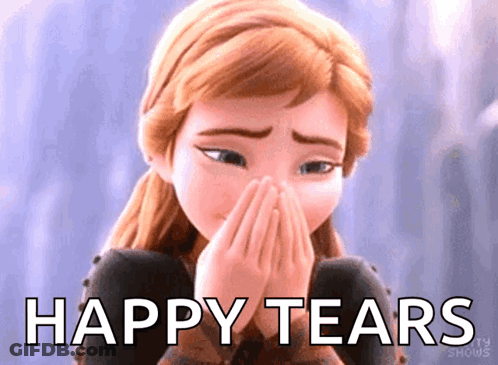 Anna From Frozen Crying And Covering Face GIF