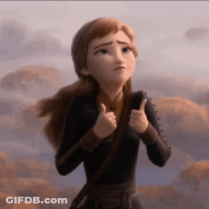 Anna From Frozen Ii Is Giving A Thumbs Up . GIF