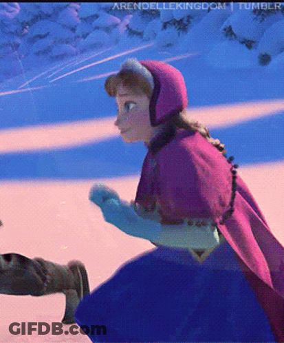 Anna From Frozen On A Tumblr GIF