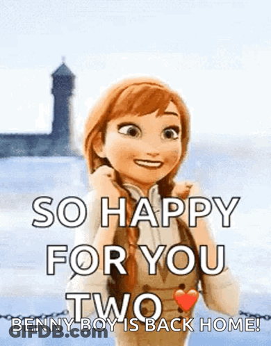 Anna From Frozen Saying So Happy For You Two GIF