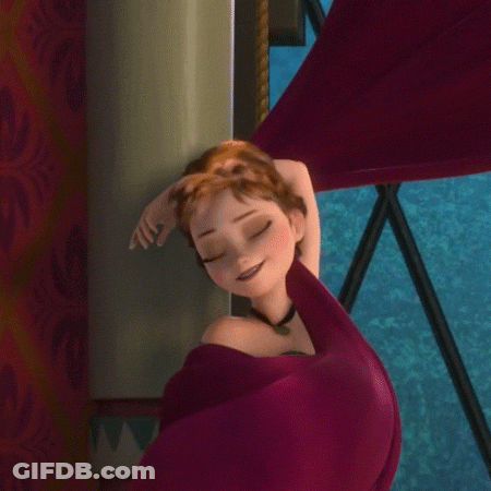 Anna From Frozen Sleeping GIF