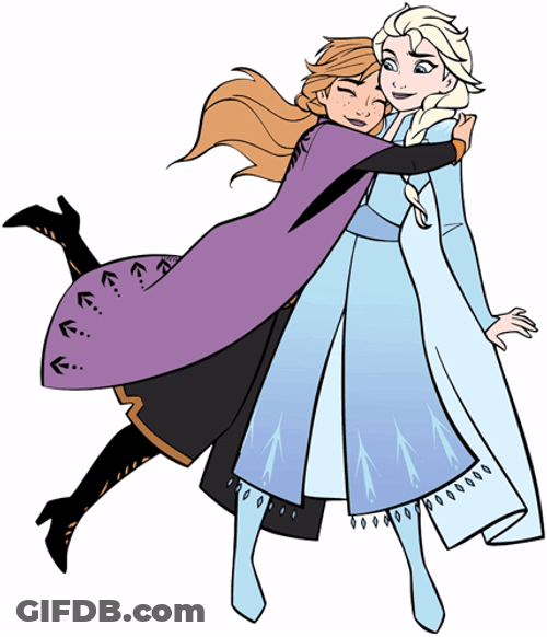 Anna Giving Power Hug GIF