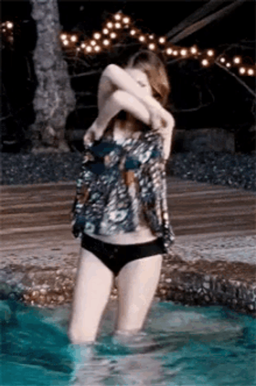 Anna Kendrick Ready To Swim GIF
