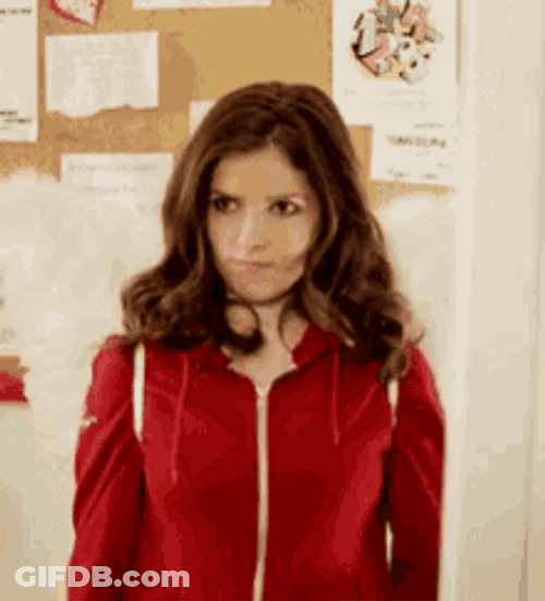 Anna Kendrick Salute Wink Yes Ma'am GIF