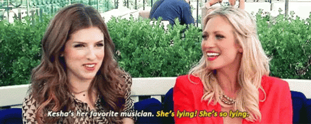 Anna Kendrick She's Lying GIF