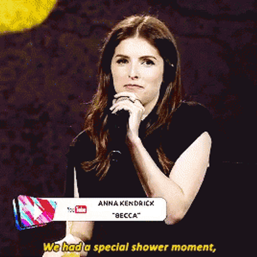 Anna Kendrick Shower Moment GIF