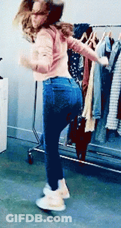 Anna Kendrick Silly Jump GIF