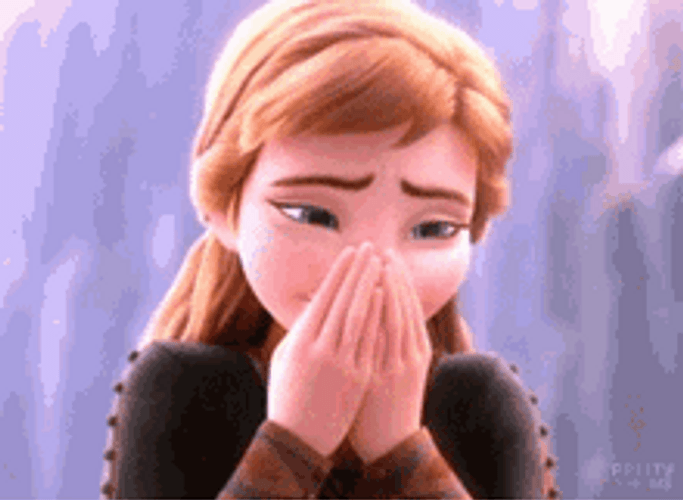 Anna Of Frozen In Tears Of Joy GIF