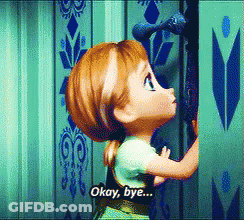 Anna Saying Okay Bye GIF