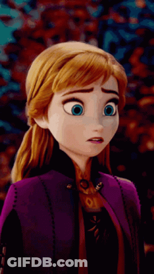 Anna Worried Face Reaction GIF