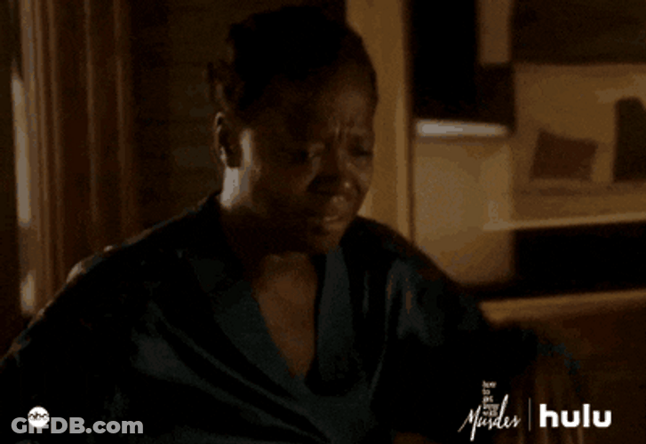 Annalise Keating In Despair GIF