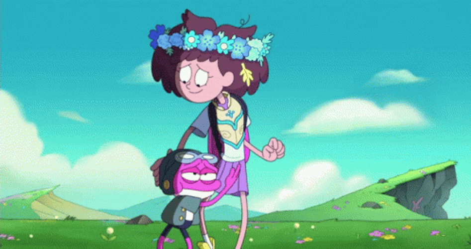 Anne Boonchuy And Sprig Plantar Hug Amphibia GIF