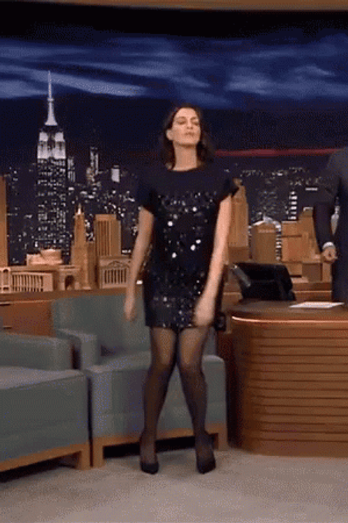 Anne Hathaway Dancing GIF