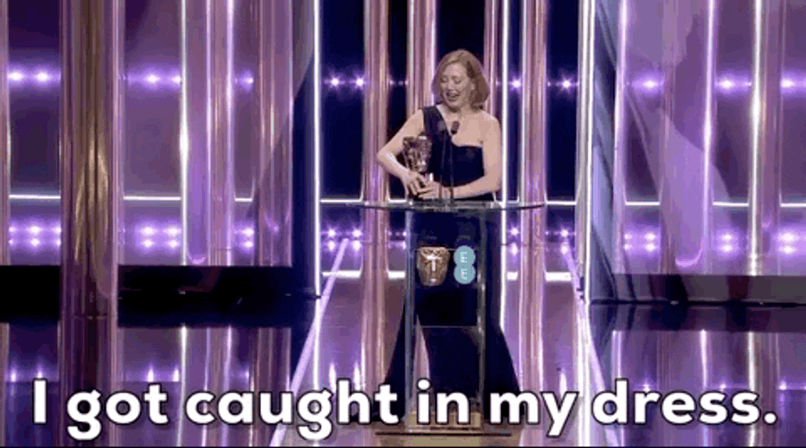 Anne Morgan Got Caught In My Dress GIF