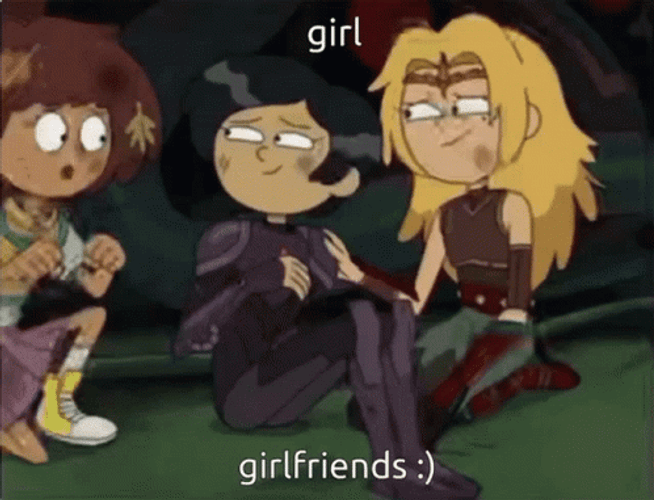 Anne Sasha And Marcy Group Hug Amphibia GIF