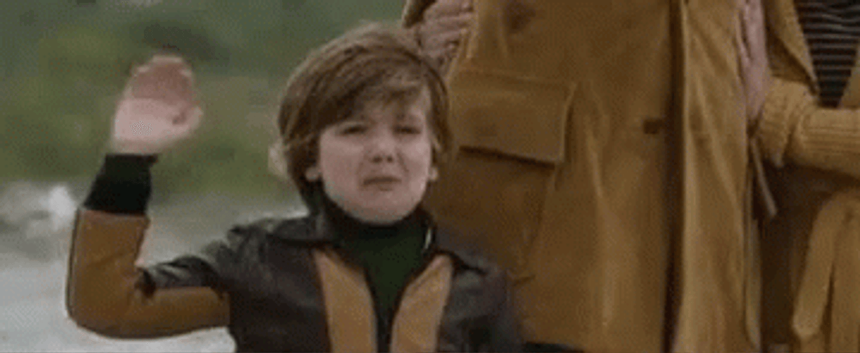 Anne Trister Waving Goodbye GIF