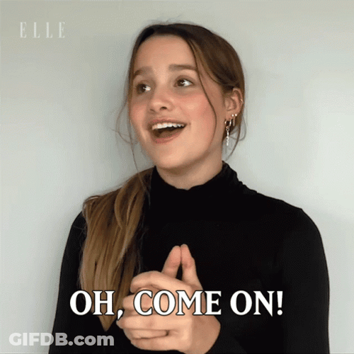 Annie Leblanc Oh Come On GIF