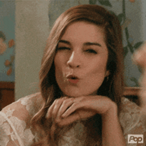 Annie Murphy Wind Burn Reaction GIF