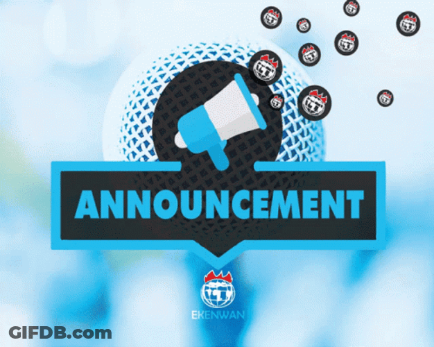 Announcement Down Sign GIF
