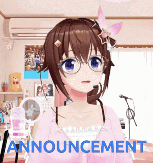 Announcement Tokino Sora GIF