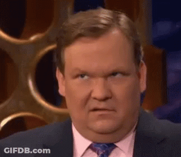 Annoyed Andy Richter Eye Roll Meme GIF