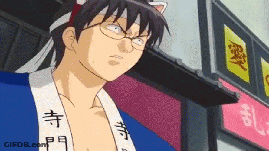 Annoyed Anime Gunkun Nani GIF