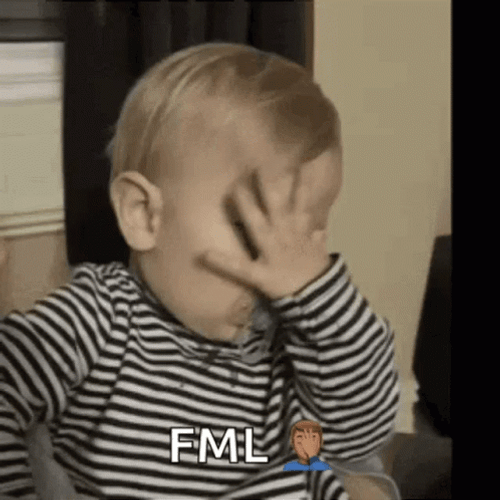 Annoyed Baby Fml GIF