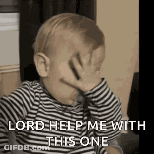 Annoyed Baby Help Me GIF