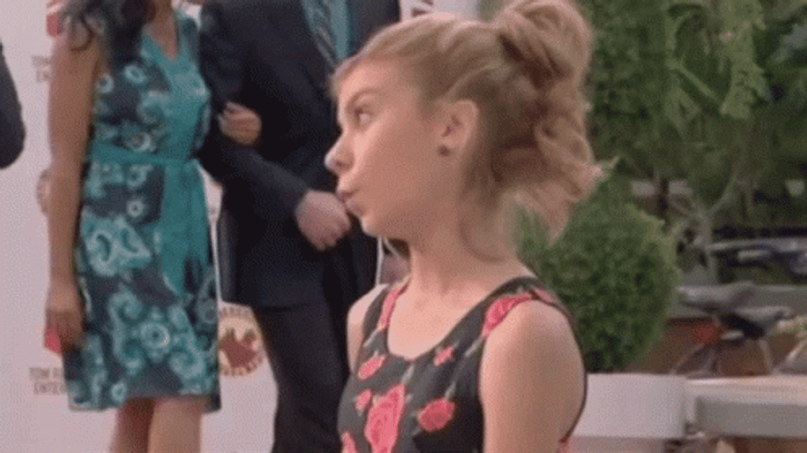 Annoyed Child Celebrities GIF