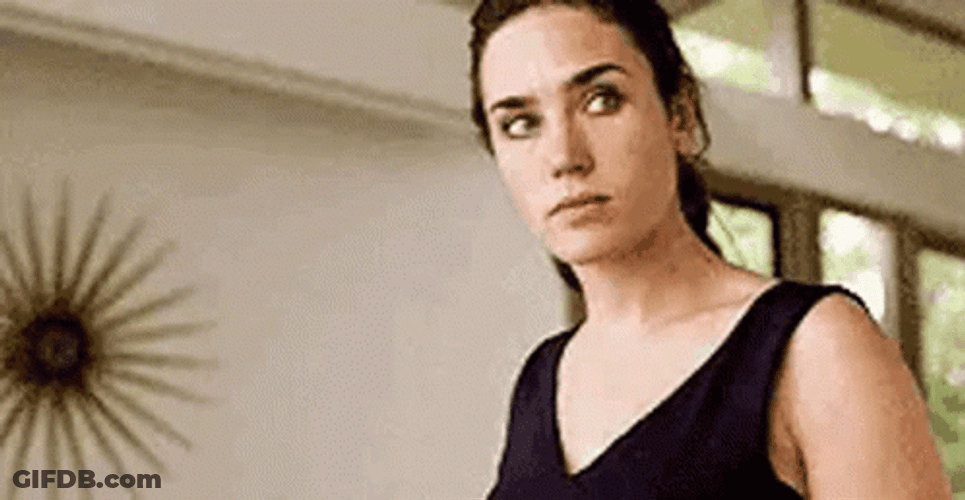 Annoyed Jennifer Connelly GIF