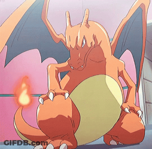 Annoyed Looking Charizard GIF
