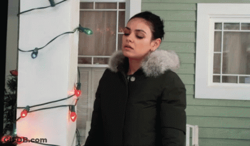 Annoyed Mila Kunis GIF