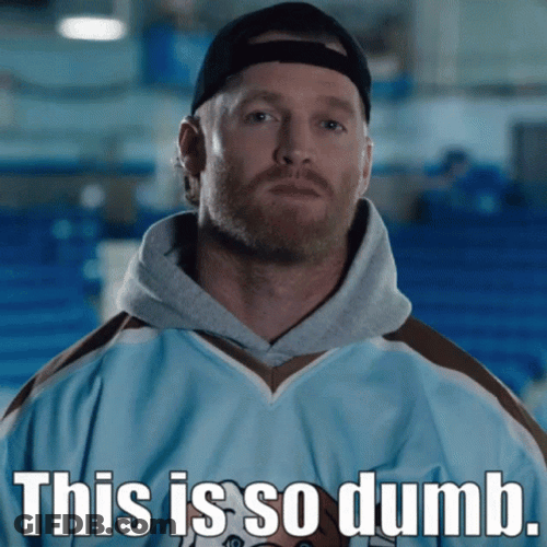Annoyed Shoresy This Is Dumb GIF