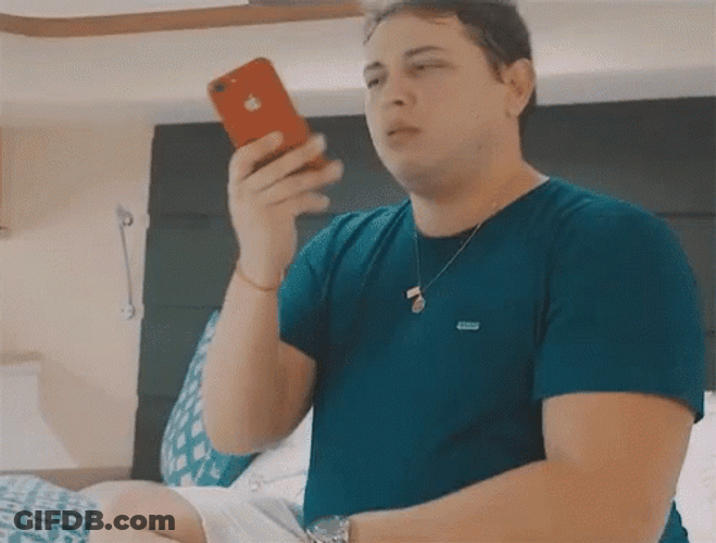 Annoyed Throwing Phone GIF