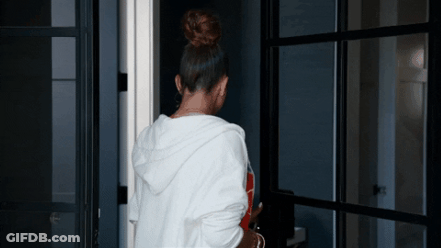 Annoyed Woman Turn Around GIF