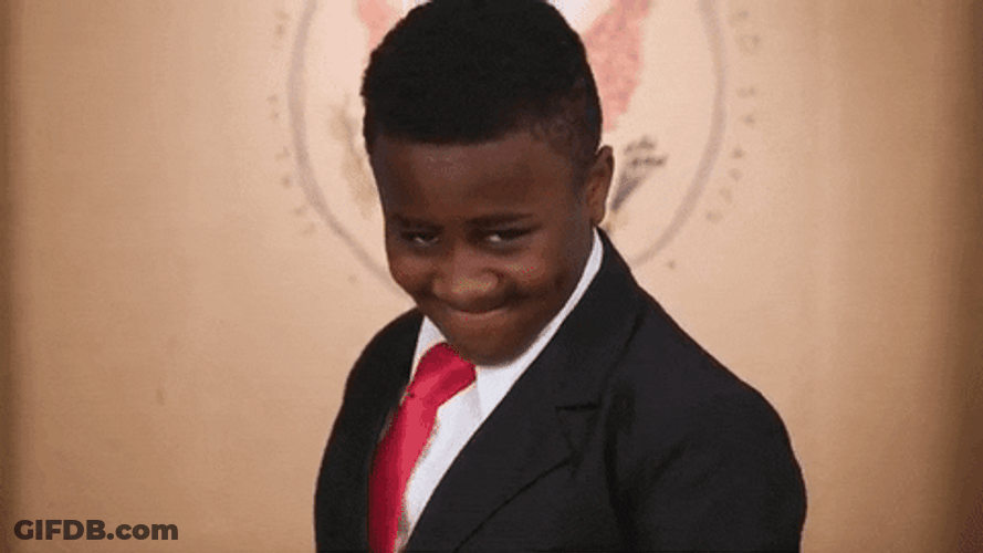 Annoying Kid Doing Eyebrows Moving GIF