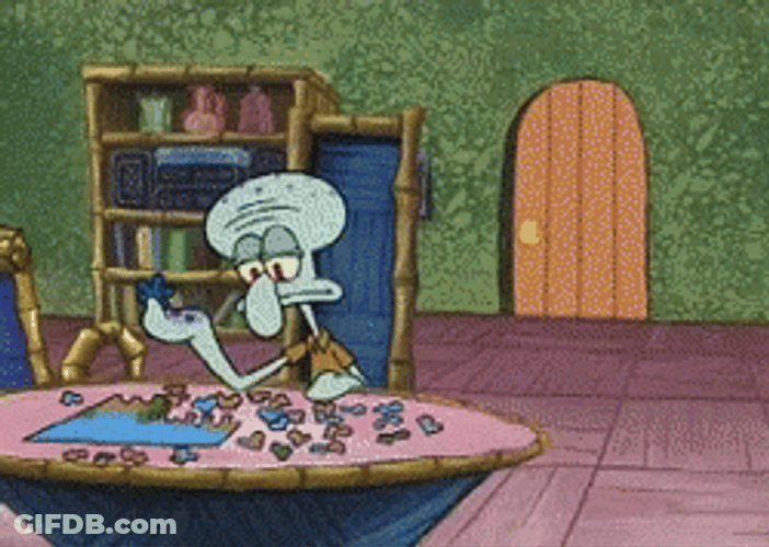 Annoying Squidward Happy Spongebob Dancing GIF