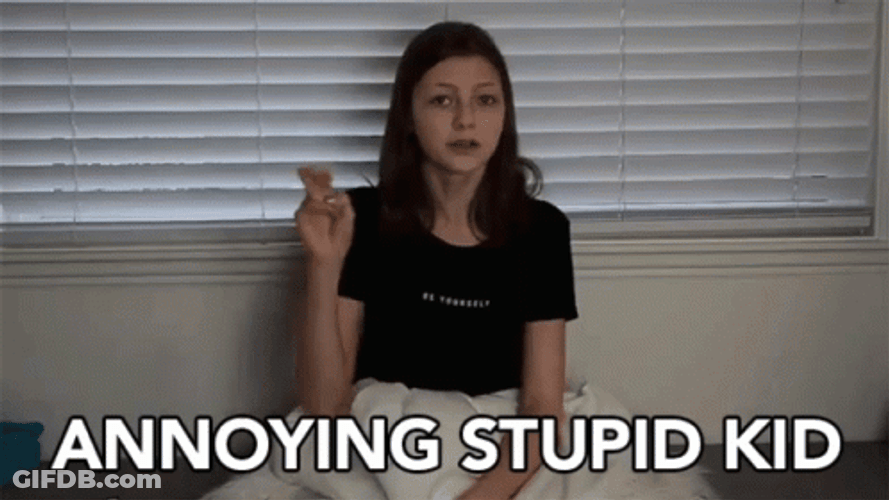 Annoying Stupid Kid GIF