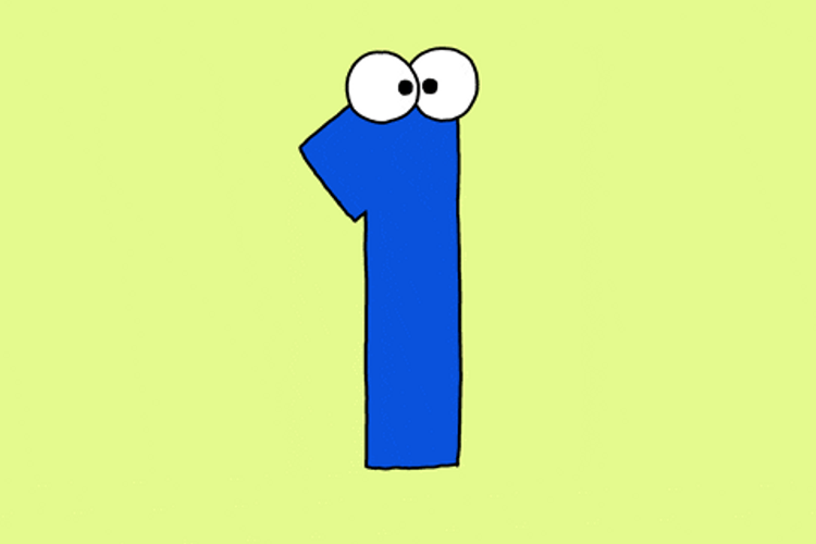 Anotha One Blue Number Squat GIF