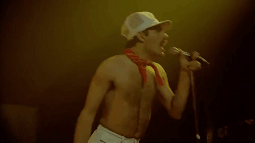 Another One Bites The Dust Freddie Mercury GIF