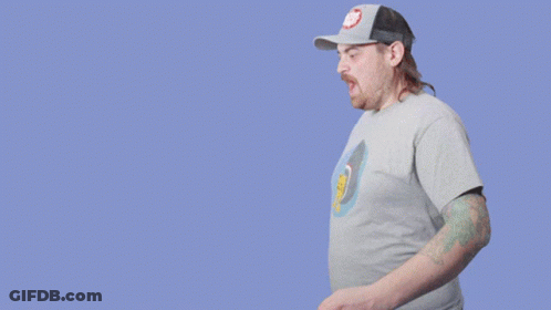 Another One Bites The Dust Is Written Above A Man Pointing GIF