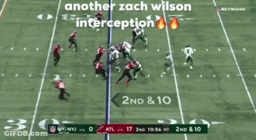Another Zach Wilson Interception GIF