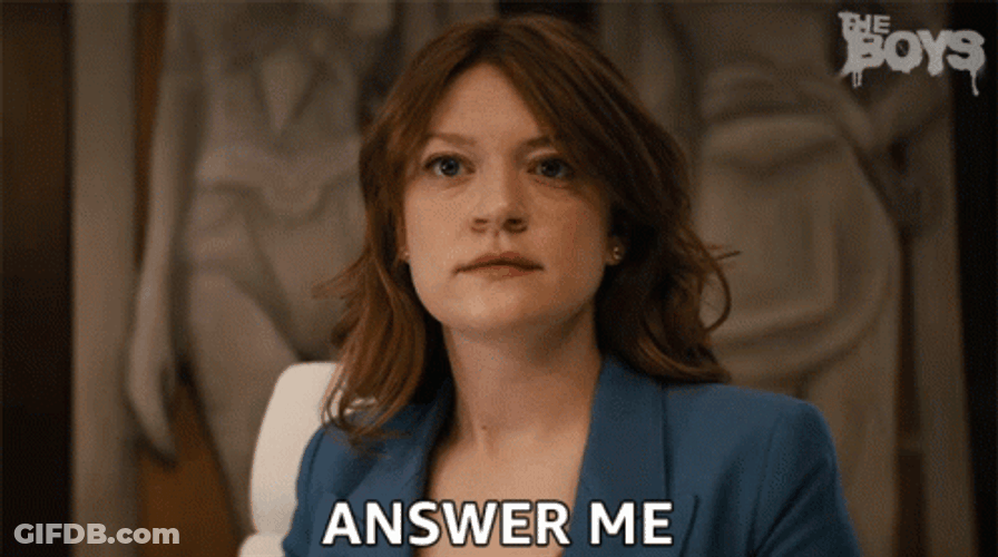 Answer Me Ashley Barett Angry GIF