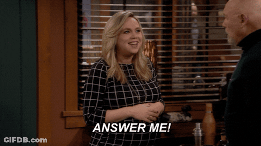 Answer Me Speak Up Tell Me GIF