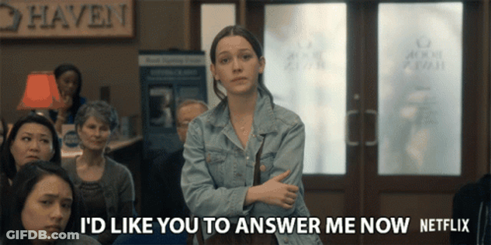 Answer Me Victoria Pedretti GIF