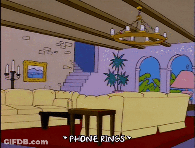 Answering Phone Ringing GIF